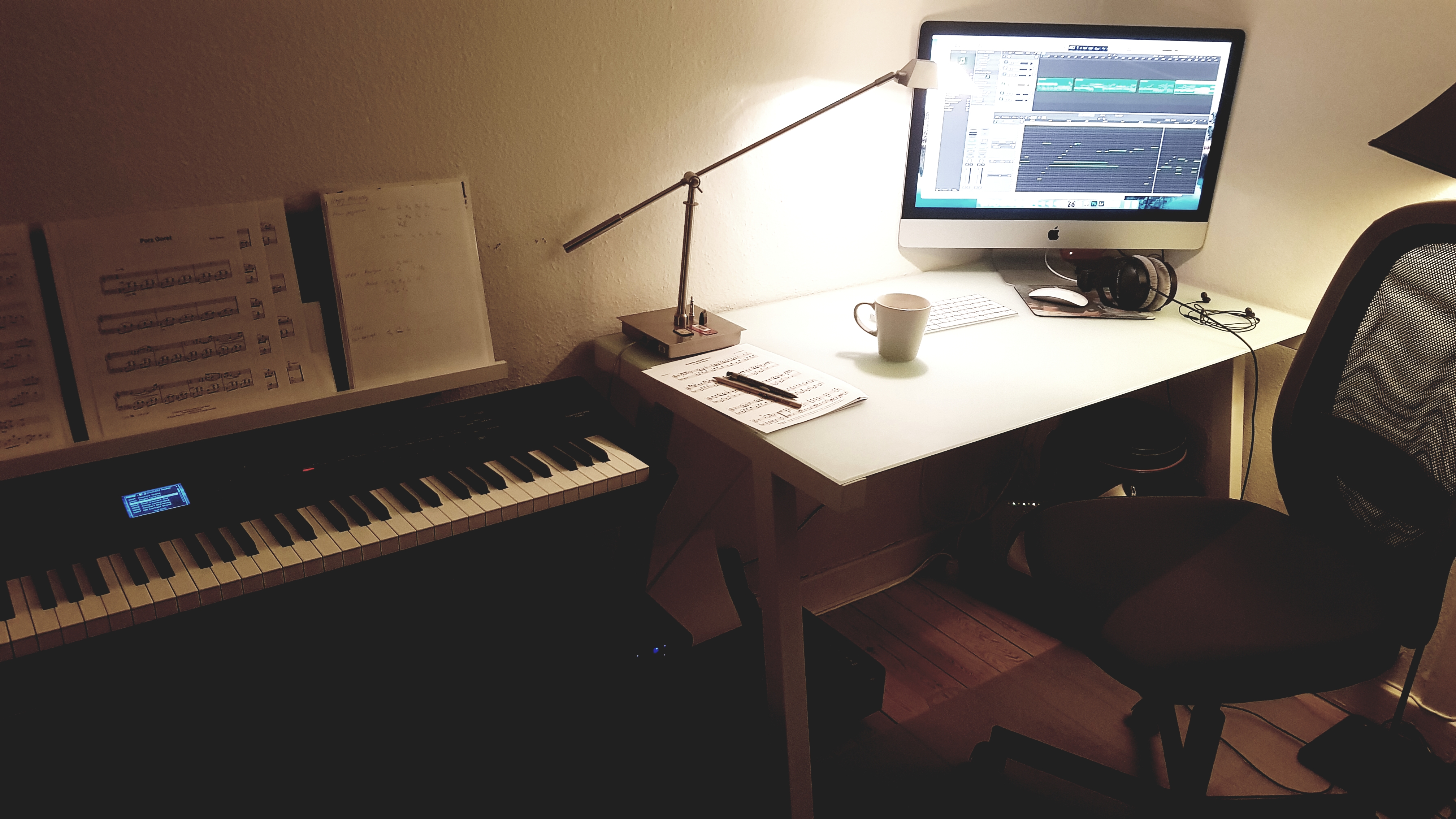 My modest studio...